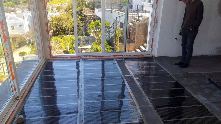 karbonik parke altı ısıtma bodrum muğla